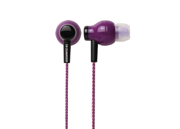 ZUMREED ZHP-100 Canal Tyle Earphone VIOLET