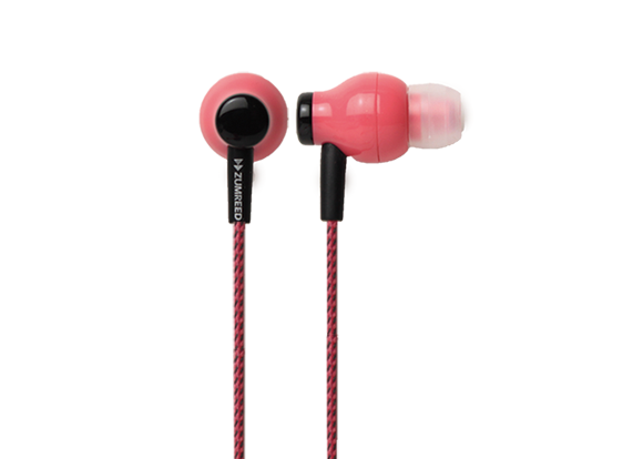 ZUMREED ZHP-100 Pink Canal Type Earphones