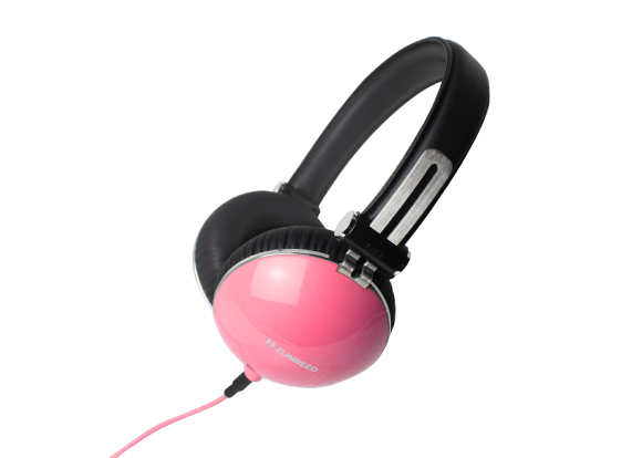 ZUMREED ZHP-1000 Portable Stereo Headphones Pink