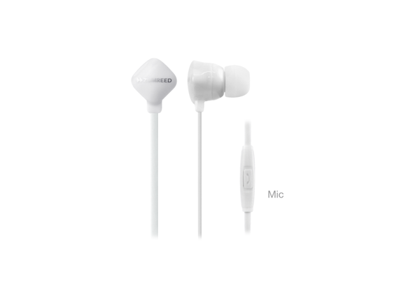 ZUMREED ZHP-120S White Canal Type Earphones