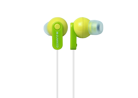 ZUMREED ZHP-017 Canal Type Earphone LIGHT GREEN