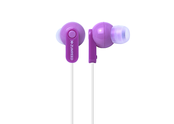 ZUMREED ZHP-017 Violet Canal Type Earphones