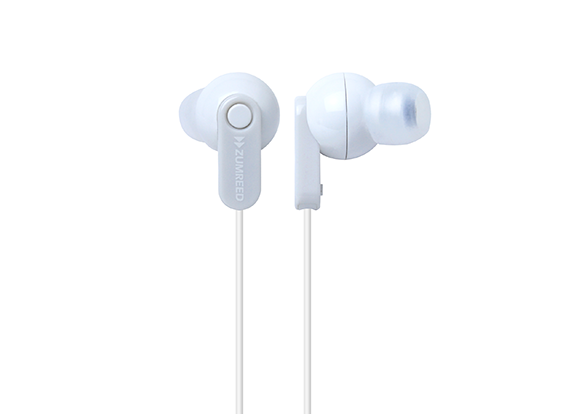 ZUMREED ZHP-017 WhiteCanal Type Earphones