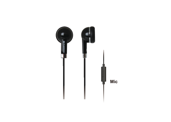 ZHP019S Cosmo ZHP-019S Inner Ear Type Earphone BLACK