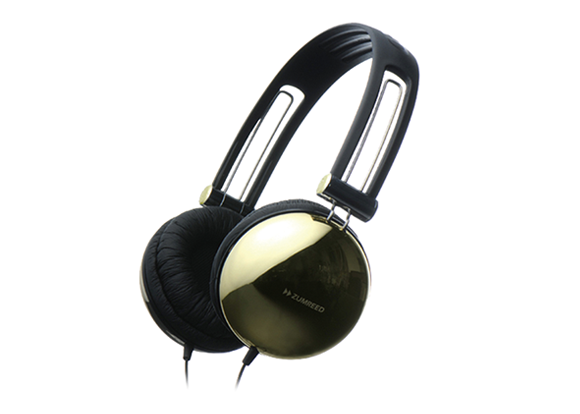 ZUMREED ZHP-400 Portable Stereo Headphone Gold