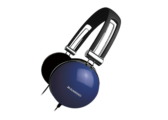 ZUMREED ZHP-400 Portable Stereo Headphones Navy