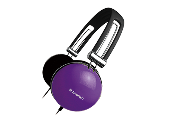 ZUMREED ZHP-400 Portable Stereo Headphones Violet